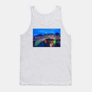 The Ha'penny Bridge By Night Tank Top